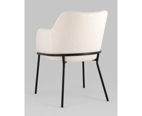 Стул Кози ткань букле молочный, изображение 8 | Интернет магазин мебели и декора LifeDekor