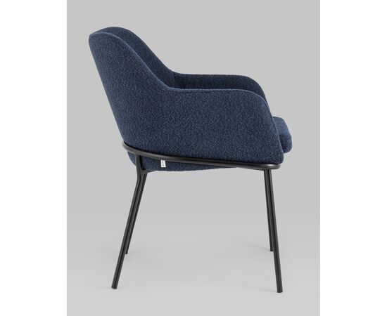 Стул Кози ткань букле синий, изображение 4 | Интернет магазин мебели и декора LifeDekor