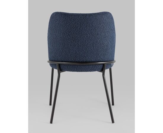 Стул Кози ткань букле синий, изображение 5 | Интернет магазин мебели и декора LifeDekor