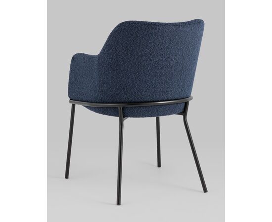 Стул Кози ткань букле синий, изображение 6 | Интернет магазин мебели и декора LifeDekor