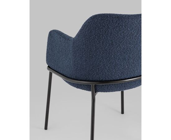 Стул Кози ткань букле синий, изображение 7 | Интернет магазин мебели и декора LifeDekor