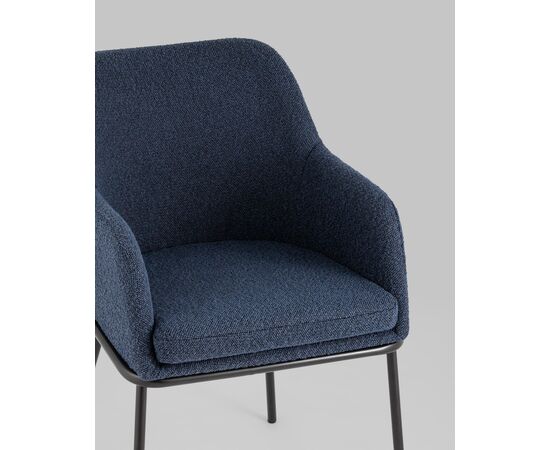 Стул Кози ткань букле синий, изображение 8 | Интернет магазин мебели и декора LifeDekor