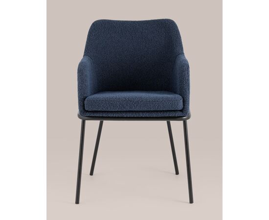 Стул Кози ткань букле синий, изображение 3 | Интернет магазин мебели и декора LifeDekor