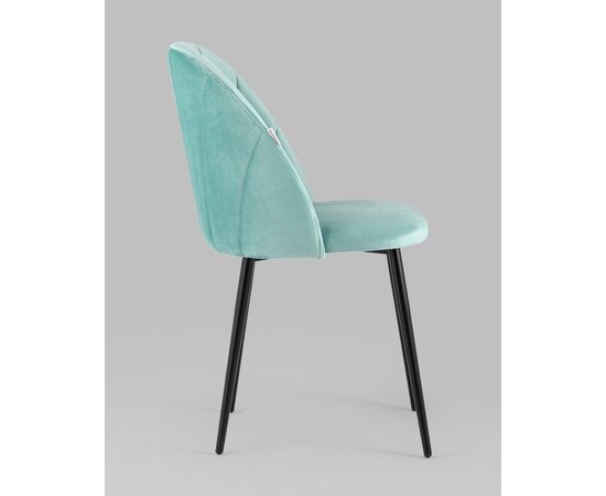 Стул Логан NEW велюр пыльно-голубой, изображение 6 | Интернет магазин мебели и декора LifeDekor