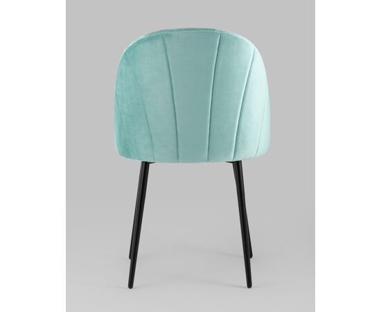 Стул Логан NEW велюр пыльно-голубой, изображение 7 | Интернет магазин мебели и декора LifeDekor