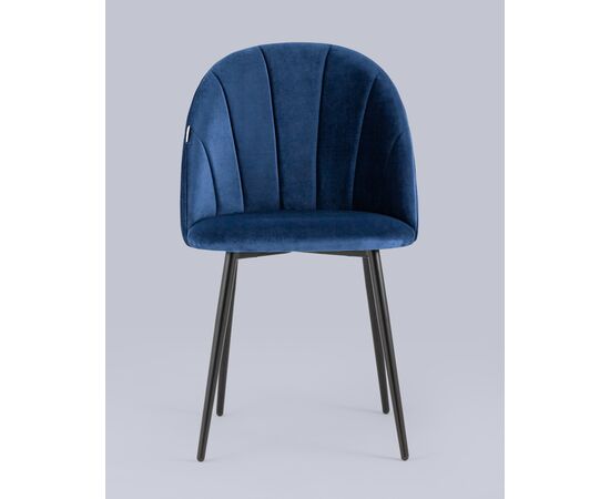 Стул Логан NEW велюр синий, изображение 5 | Интернет магазин мебели и декора LifeDekor
