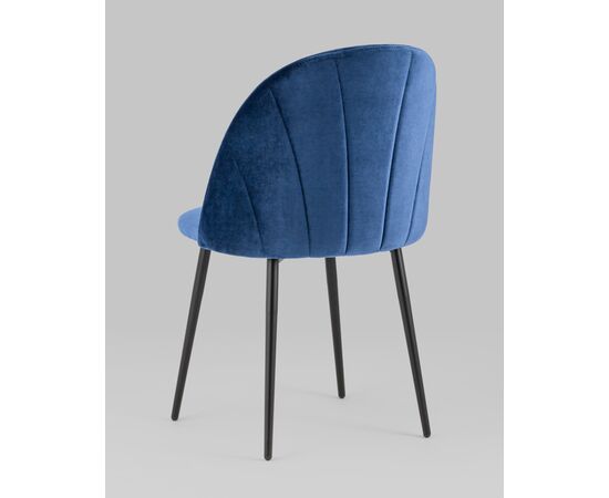 Стул Логан NEW велюр синий, изображение 8 | Интернет магазин мебели и декора LifeDekor