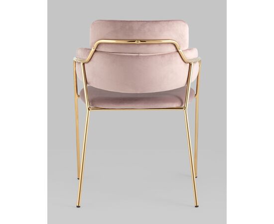 Стул Полин велюр розовый, изображение 7 | Интернет магазин мебели и декора LifeDekor