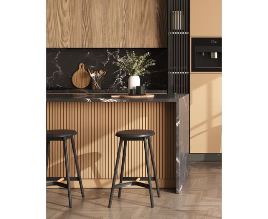 Стул полубарный Knobb черный, изображение 5 | Интернет магазин мебели и декора LifeDekor