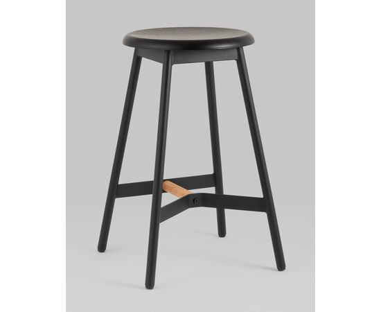 Стул полубарный Knobb черный, изображение 2 | Интернет магазин мебели и декора LifeDekor