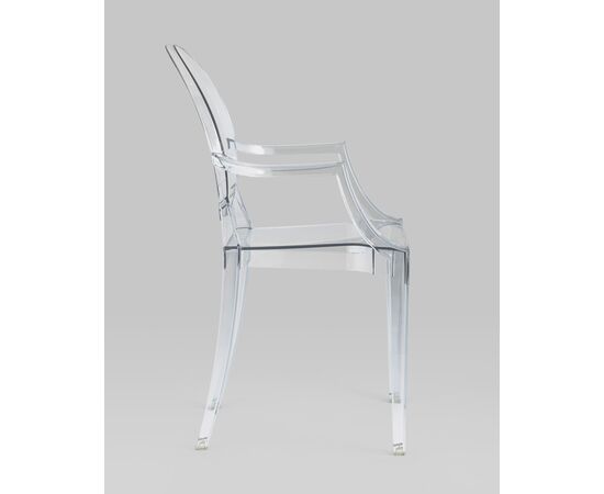 Стул Victoria Ghost с подлокотниками прозрачный, изображение 8 | Интернет магазин мебели и декора LifeDekor