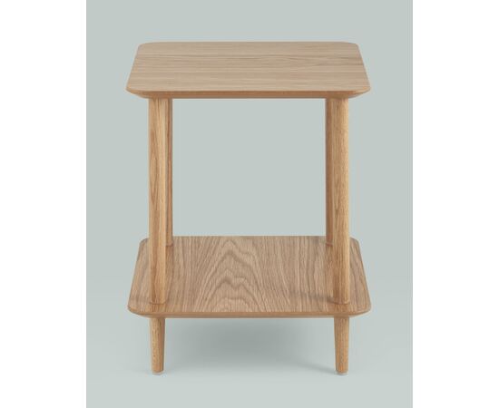 Журнальный столик Stiff 40*40 светлое дерево, изображение 5 | Интернет магазин мебели и декора LifeDekor