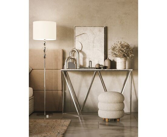 Пуф с ящиком Винни L тедди белый, изображение 4 | Интернет магазин мебели и декора LifeDekor