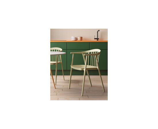 Стул Campo пластик зеленый, изображение 3 | Интернет магазин мебели и декора LifeDekor