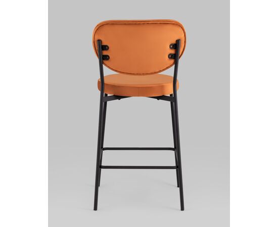 Стул полубарный Барбара NEW велюр терракотовый, изображение 5 | Интернет магазин мебели и декора LifeDekor