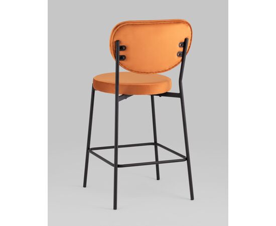 Стул полубарный Барбара NEW велюр терракотовый, изображение 6 | Интернет магазин мебели и декора LifeDekor