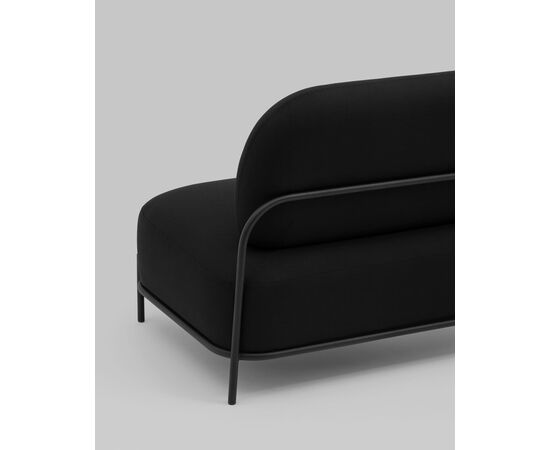 Диван Стоун рогожка черный, изображение 13 | Интернет магазин мебели и декора LifeDekor