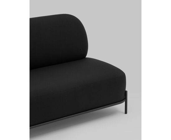 Диван Стоун рогожка черный, изображение 15 | Интернет магазин мебели и декора LifeDekor