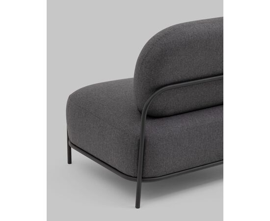 Диван Стоун рогожка тёмно-серый, изображение 8 | Интернет магазин мебели и декора LifeDekor