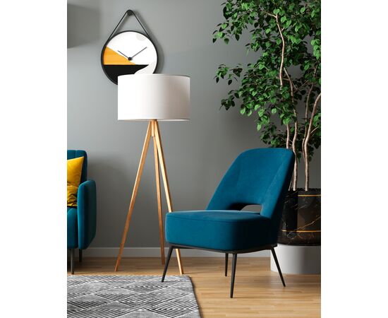 Кресло лаунж Бостон велюр синий, изображение 5 | Интернет магазин мебели и декора LifeDekor