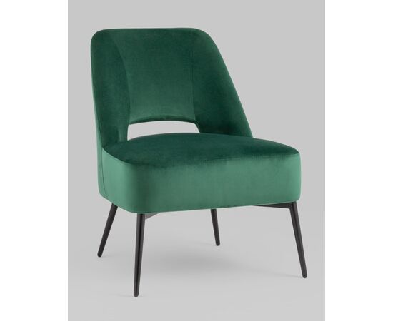 Кресло лаунж Бостон велюр зелёный, изображение 2 | Интернет магазин мебели и декора LifeDekor