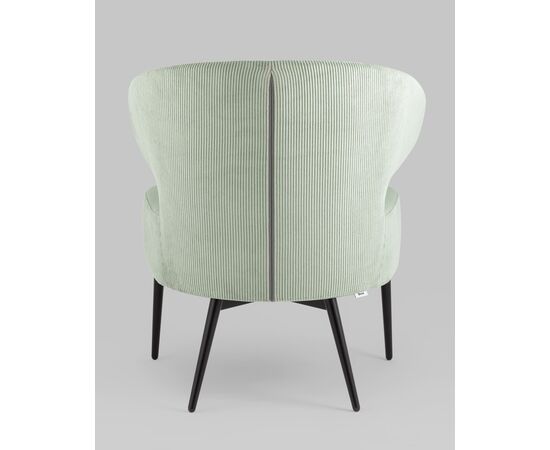 Кресло лаунж Royal Stripes велюр фисташковый, изображение 9 | Интернет магазин мебели и декора LifeDekor