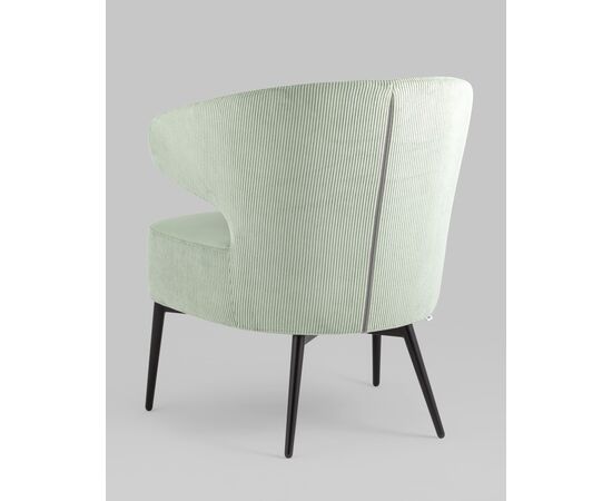Кресло лаунж Royal Stripes велюр фисташковый, изображение 10 | Интернет магазин мебели и декора LifeDekor