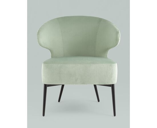Кресло лаунж Royal Stripes велюр фисташковый, изображение 7 | Интернет магазин мебели и декора LifeDekor