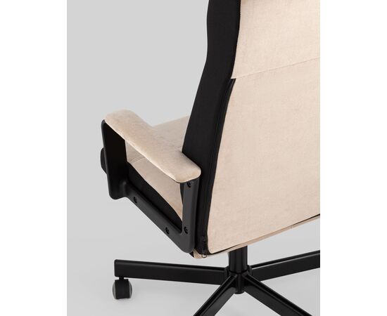 Кресло руководителя TopChairs ST-DOMINGO песочный, изображение 9 | Интернет магазин мебели и декора LifeDekor