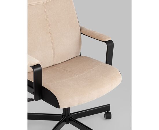 Кресло руководителя TopChairs ST-DOMINGO песочный, изображение 10 | Интернет магазин мебели и декора LifeDekor