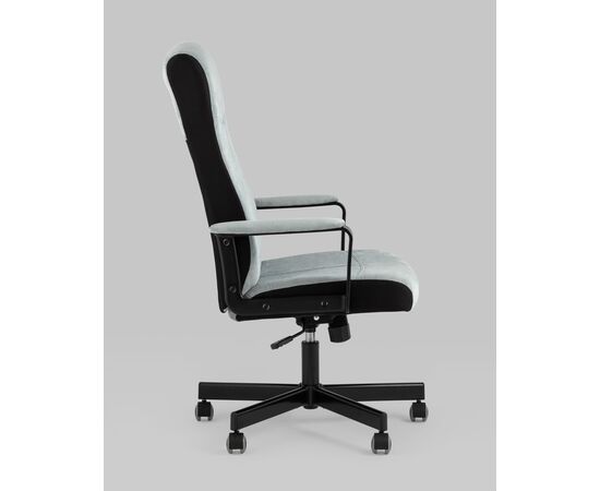 Кресло руководителя TopChairs ST-DOMINGO серо-голубой, изображение 6 | Интернет магазин мебели и декора LifeDekor