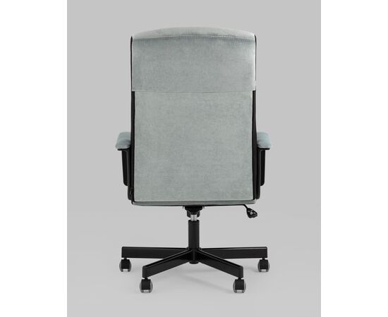 Кресло руководителя TopChairs ST-DOMINGO серо-голубой, изображение 7 | Интернет магазин мебели и декора LifeDekor