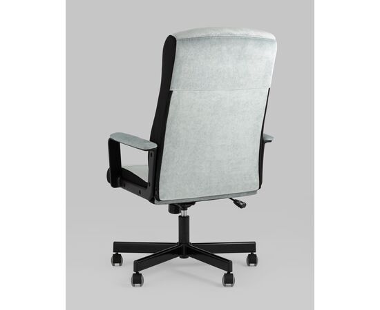 Кресло руководителя TopChairs ST-DOMINGO серо-голубой, изображение 8 | Интернет магазин мебели и декора LifeDekor
