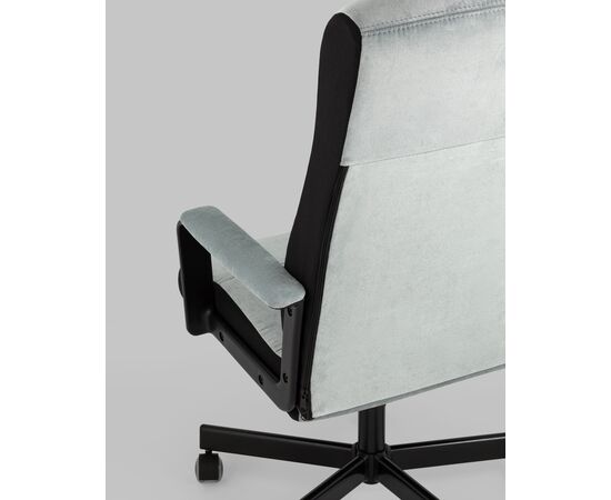 Кресло руководителя TopChairs ST-DOMINGO серо-голубой, изображение 9 | Интернет магазин мебели и декора LifeDekor