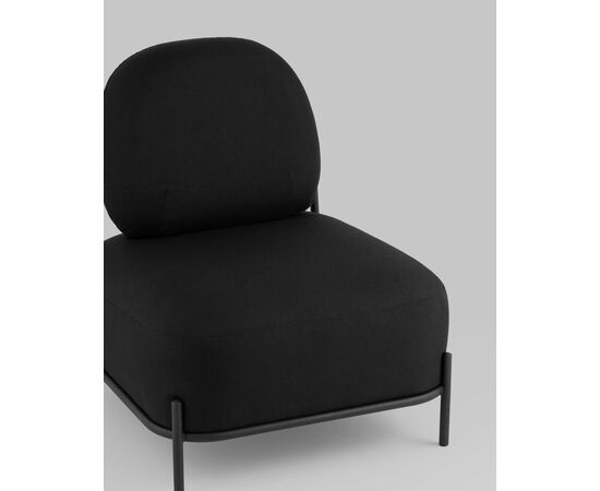 Кресло Стоун рогожка черный, изображение 8 | Интернет магазин мебели и декора LifeDekor