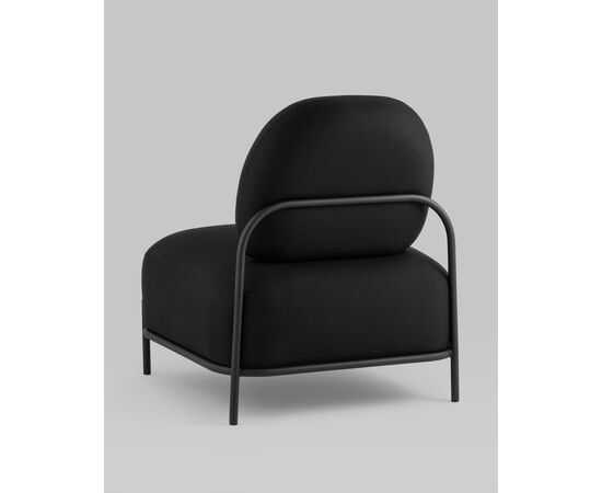 Кресло Стоун рогожка черный, изображение 6 | Интернет магазин мебели и декора LifeDekor