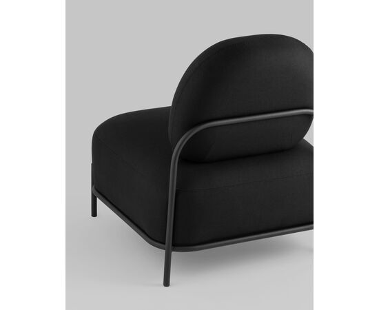 Кресло Стоун рогожка черный, изображение 7 | Интернет магазин мебели и декора LifeDekor