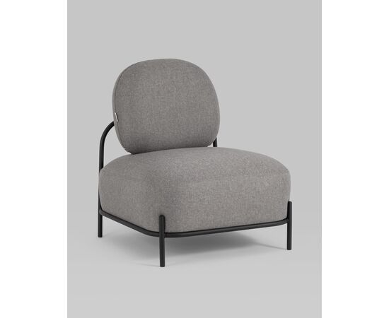 Кресло Стоун рогожка серый, изображение 2 | Интернет магазин мебели и декора LifeDekor