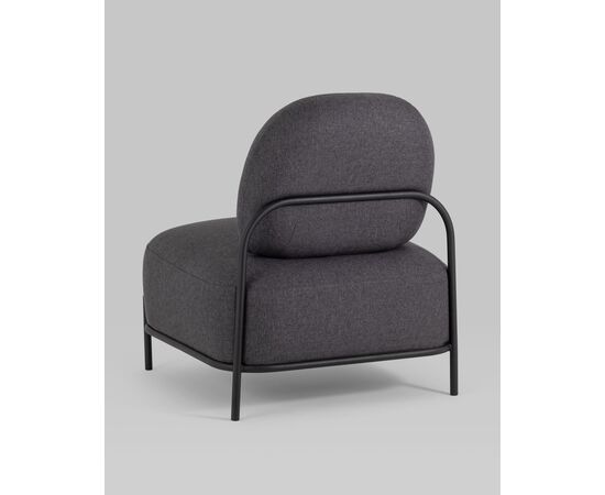 Кресло Стоун рогожка тёмно-серый, изображение 10 | Интернет магазин мебели и декора LifeDekor