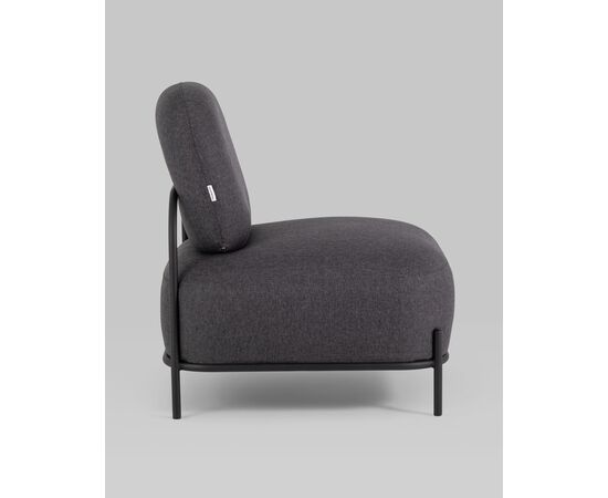 Кресло Стоун рогожка тёмно-серый, изображение 8 | Интернет магазин мебели и декора LifeDekor