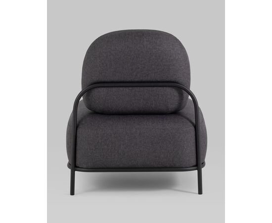 Кресло Стоун рогожка тёмно-серый, изображение 9 | Интернет магазин мебели и декора LifeDekor