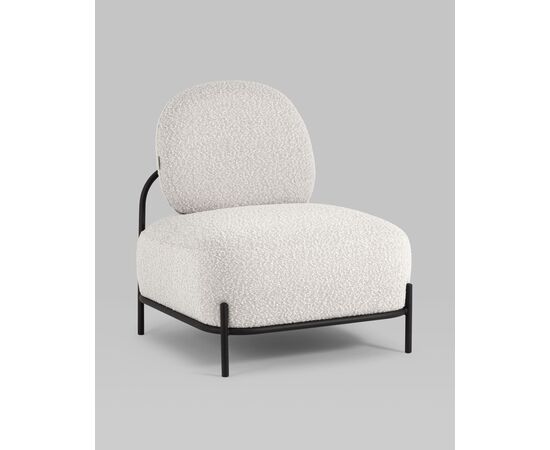 Кресло Стоун ткань букле молочный, изображение 2 | Интернет магазин мебели и декора LifeDekor