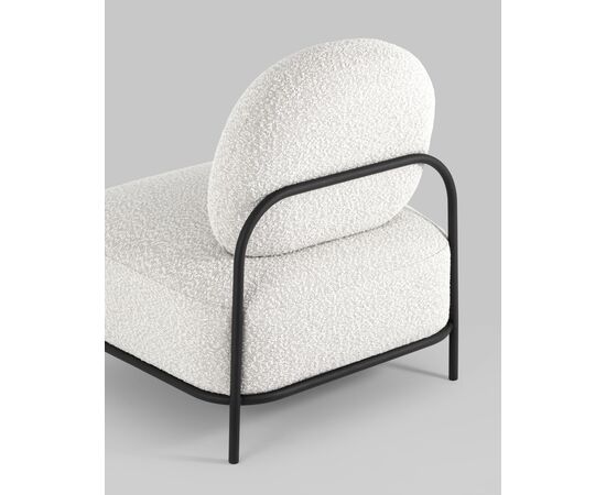 Кресло Стоун ткань букле молочный, изображение 15 | Интернет магазин мебели и декора LifeDekor