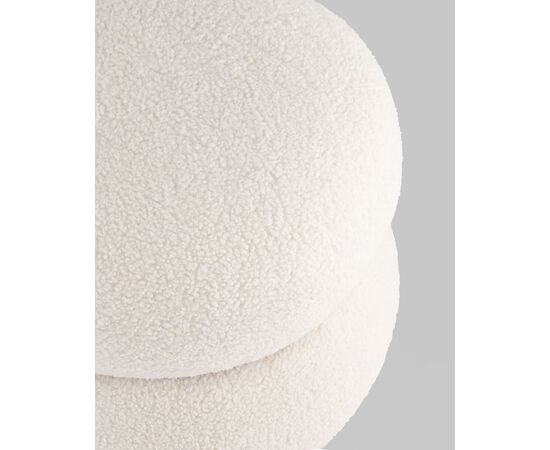 Пуф Полли S тедди белый, изображение 8 | Интернет магазин мебели и декора LifeDekor