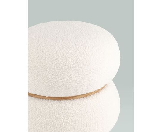 Пуф Полли S тедди белый, изображение 7 | Интернет магазин мебели и декора LifeDekor