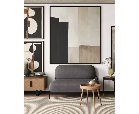 Диван Стоун рогожка тёмно-серый, изображение 4 | Интернет магазин мебели и декора LifeDekor