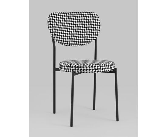 Стул Барбара черно-белый, изображение 2 | Интернет магазин мебели и декора LifeDekor