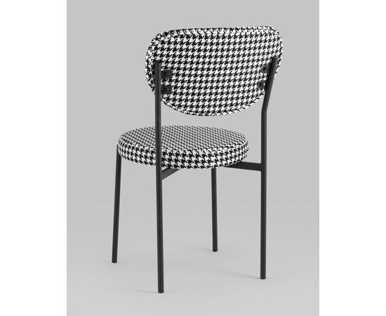 Стул Барбара черно-белый, изображение 6 | Интернет магазин мебели и декора LifeDekor