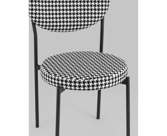 Стул Барбара черно-белый, изображение 8 | Интернет магазин мебели и декора LifeDekor