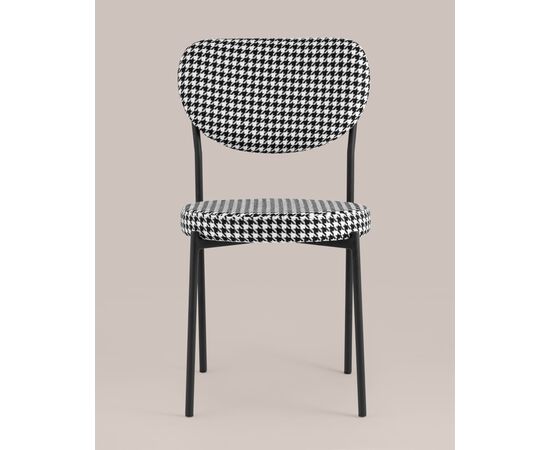 Стул Барбара черно-белый, изображение 3 | Интернет магазин мебели и декора LifeDekor
